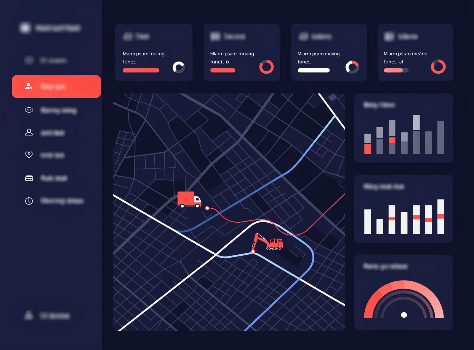 Интерфейс диспетчерской Equipmetry Fleet: карта парка, телеметрия и аналитика